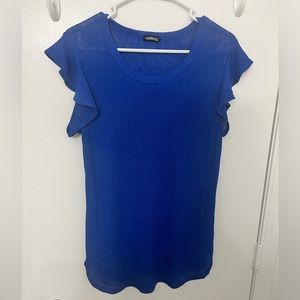 Blue blouse, Heimish USA, size large